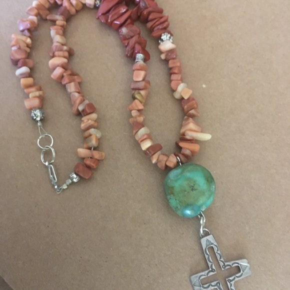 Brown jasper chip necklace - Picture 2 of 2